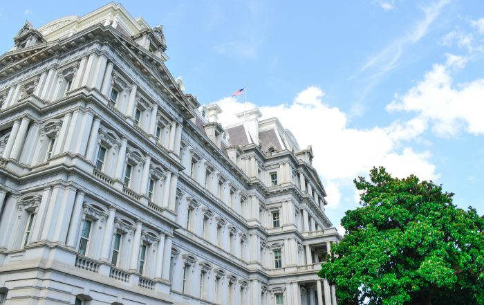 Eisenhower Administrative Building, current headquarters of DOGE